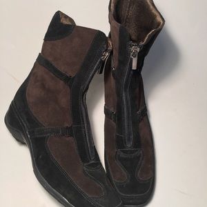 AQUATALIA Waterproof Suede Zip Boots
